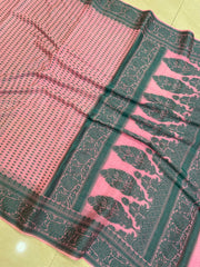 Pure Chiffon Khaddi Banarasi Saree - The Handlooms