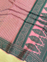 Pure Chiffon Khaddi Banarasi Saree - The Handlooms