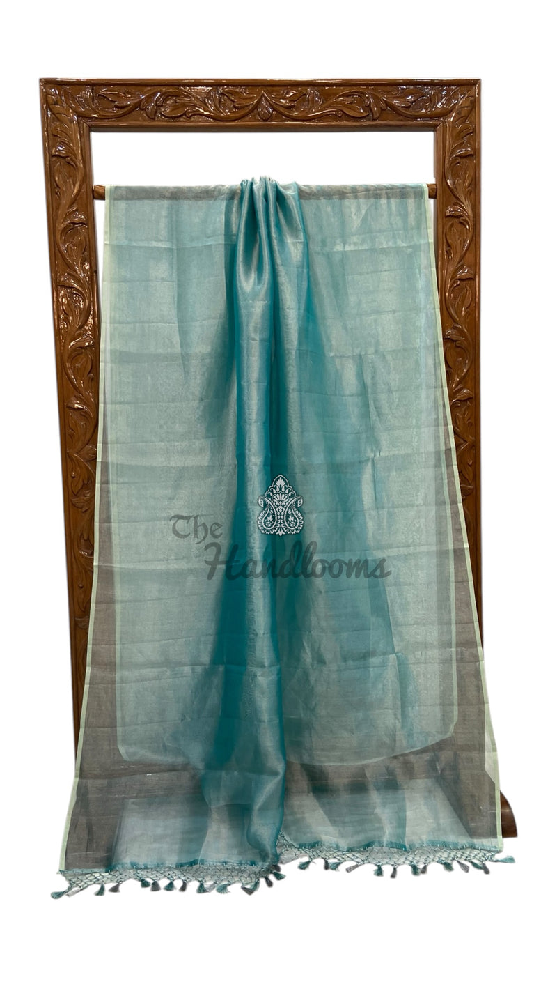 Pure Kora Tissue Handloom Banarasi Saree - The Handlooms