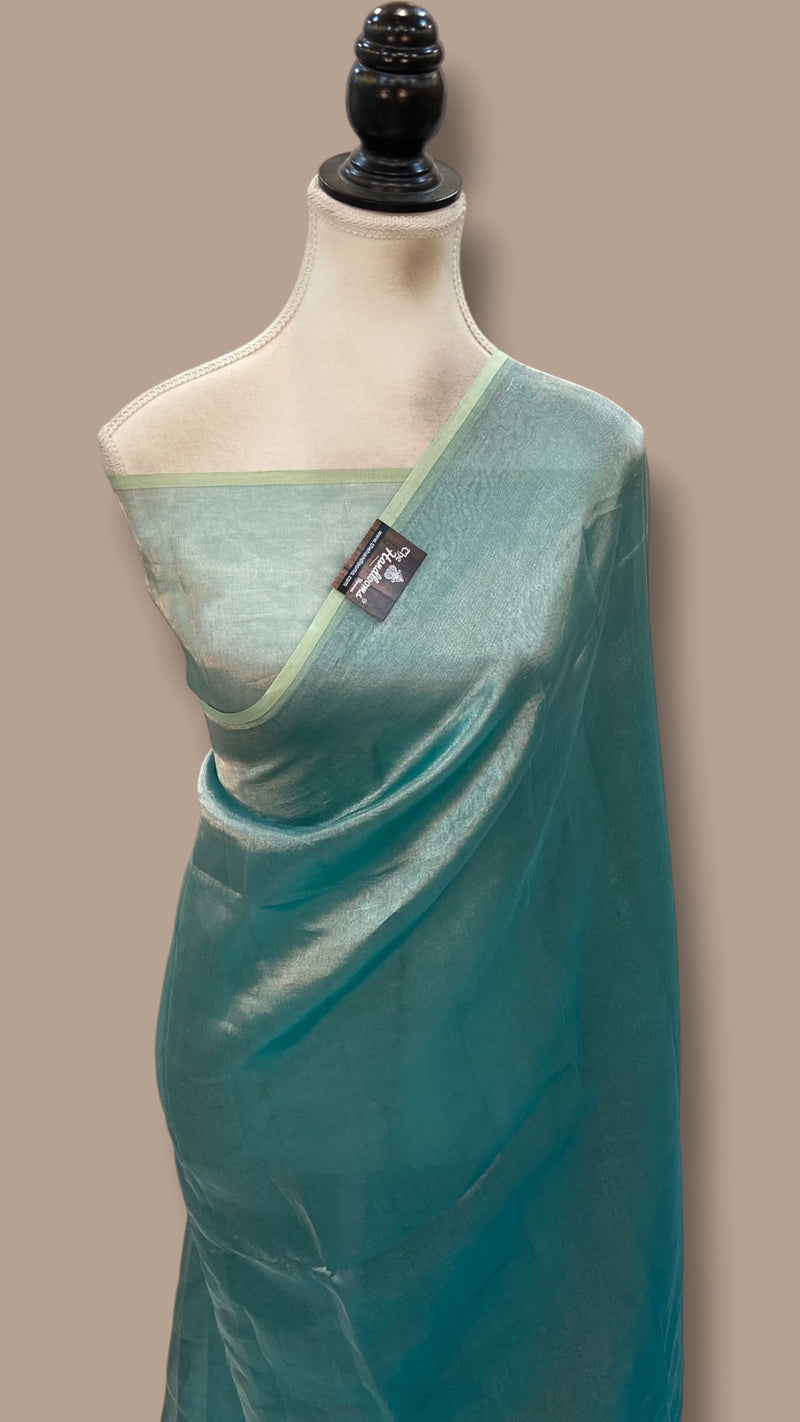 Pure Kora Tissue Handloom Banarasi Saree - The Handlooms