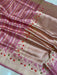 Pure Katan Silk Banarasi Handloom Saree - All over soona roopa Kadua stripe - The Handlooms