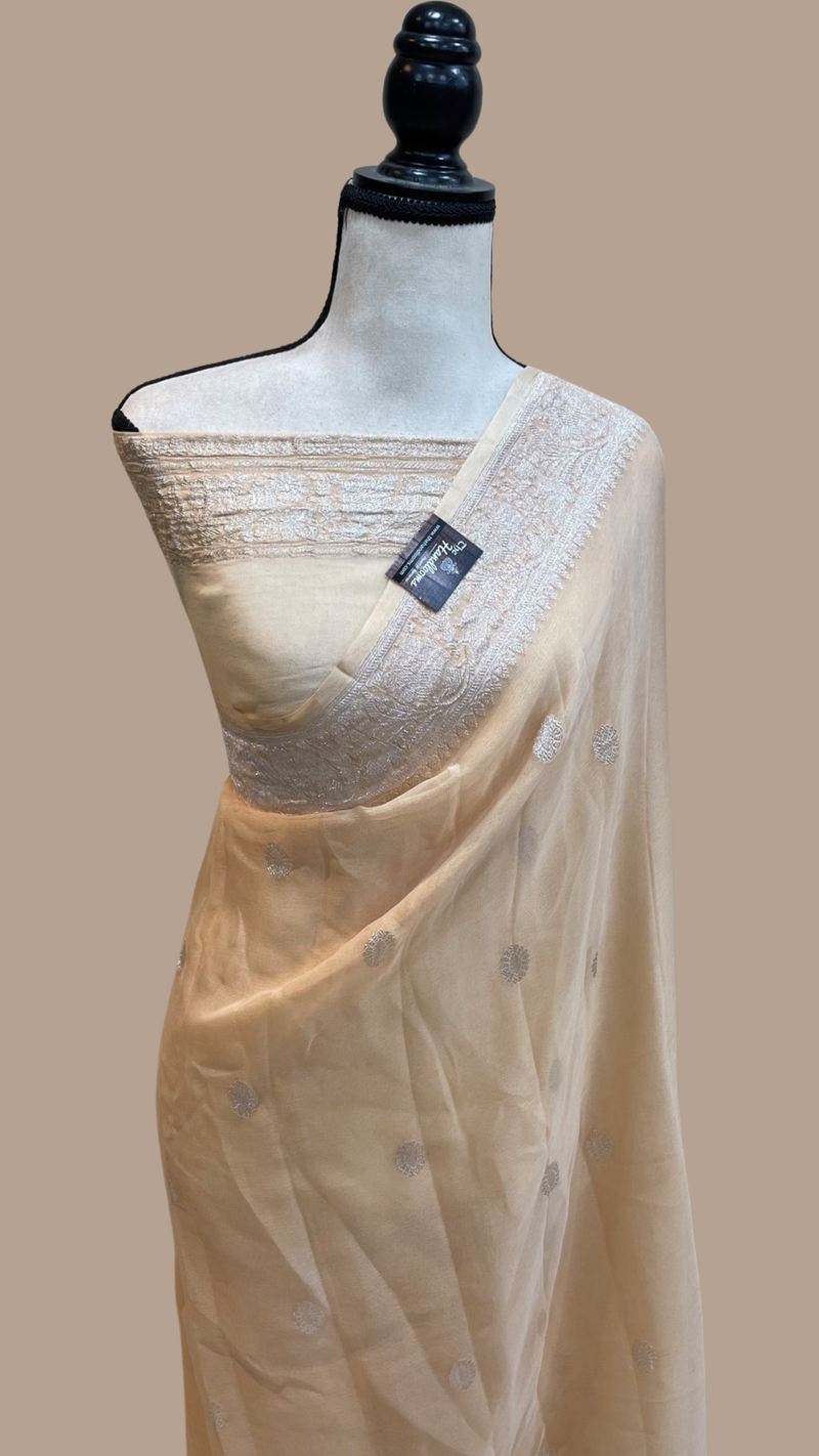 Pure Georgette Banarasi Saree - The Handlooms