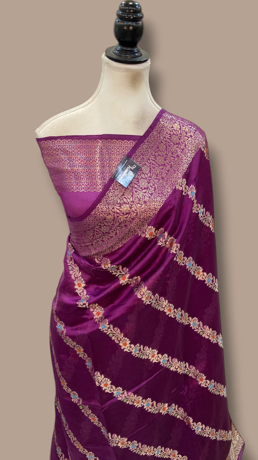 Pure Mango Silk Banarasi Handloom Saree - The Handlooms