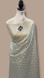 Pure Chiniya Silk Handloom Banarasi Saree - The Handlooms