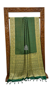 Pure Chiffon Khaddi Banarasi Saree - The Handlooms