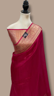 Pure Kora Tissue Handloom Banarasi Saree - The Handlooms