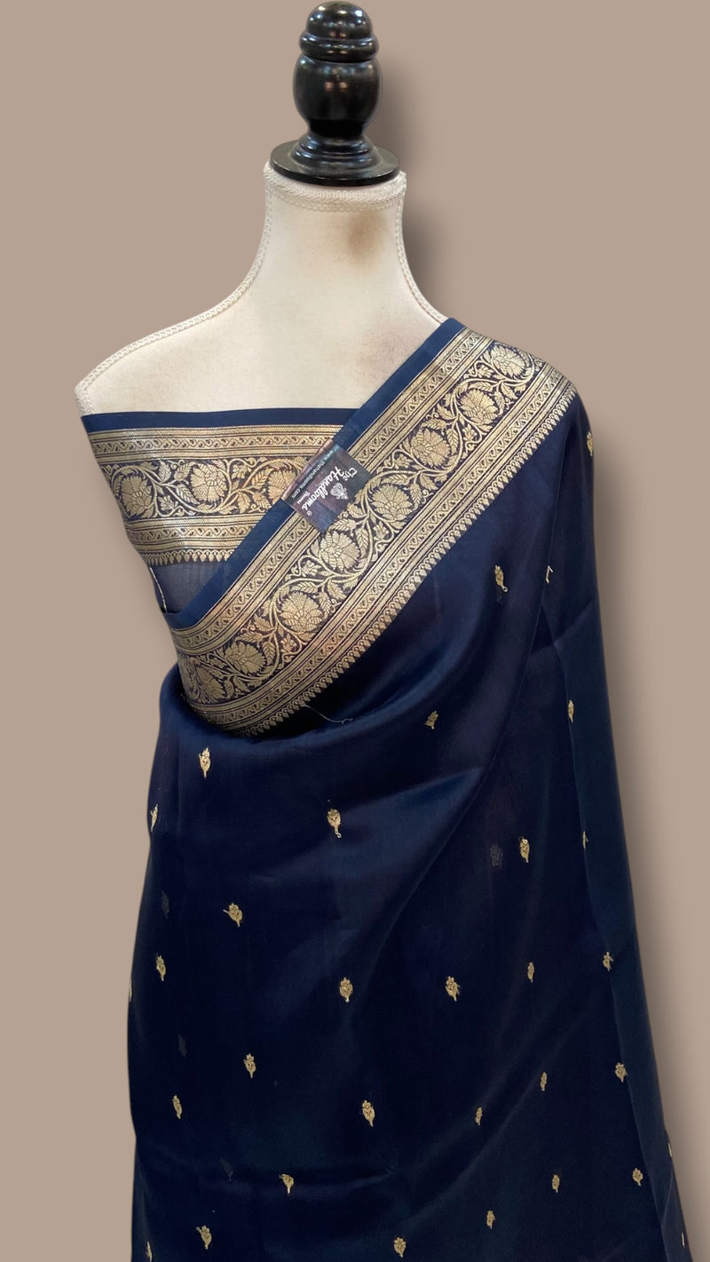 Pure Kora Handloom Banarasi Saree - The Handlooms