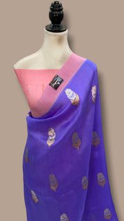 Pure Kora Silk Handloom Banarasi Saree - The Handlooms