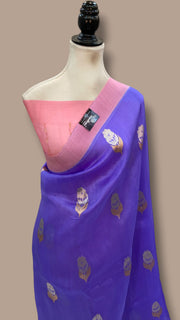 Pure Kora Silk Handloom Banarasi Saree - The Handlooms