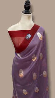 Pure Kora Silk Handloom Banarasi Saree - The Handlooms