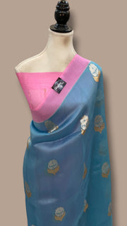Pure Kora Silk Handloom Banarasi Saree - The Handlooms