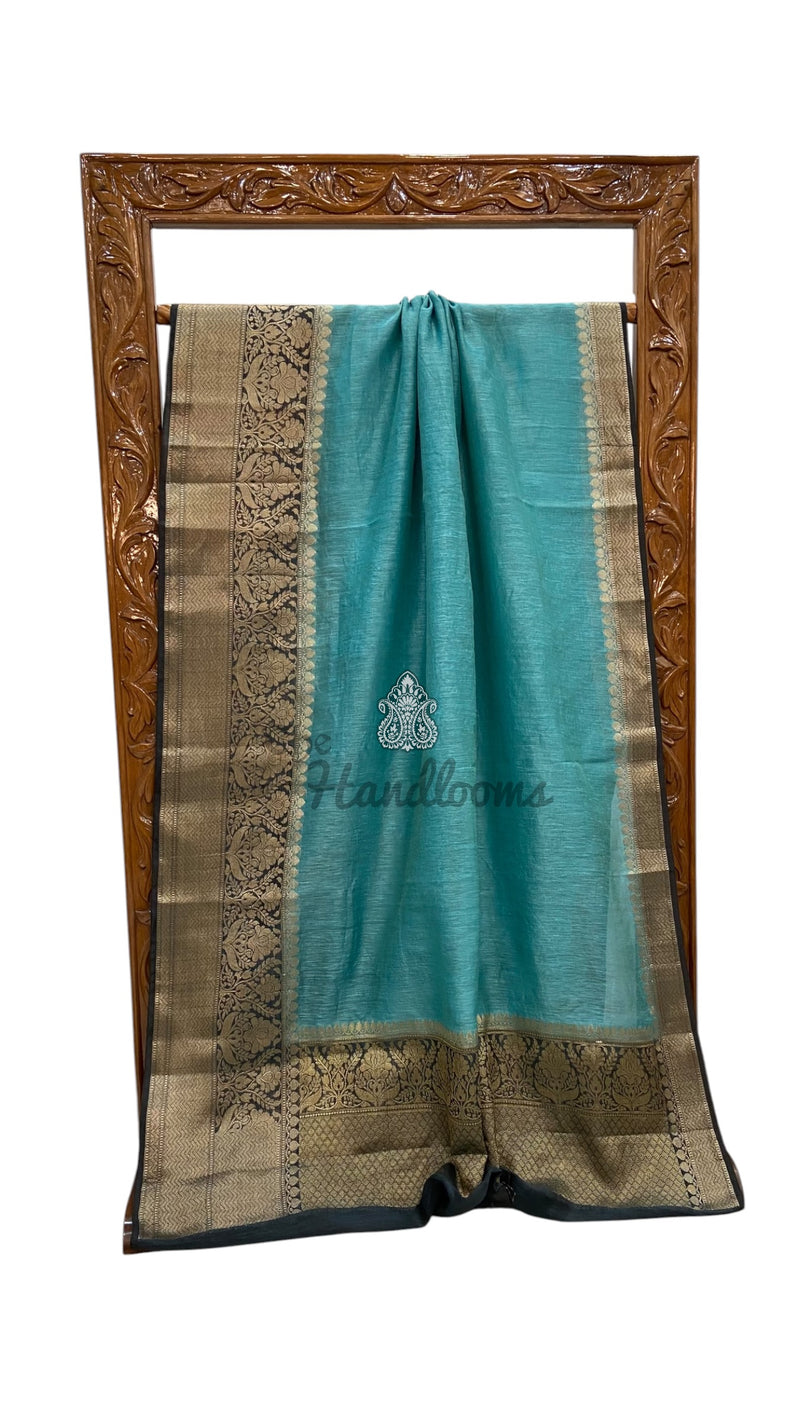 Pure Linen Banarasi Saree