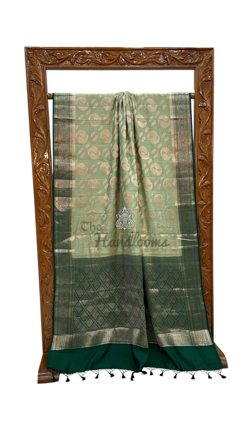 Pure Chiniya Silk Khaddi Handloom Banarasi Saree
