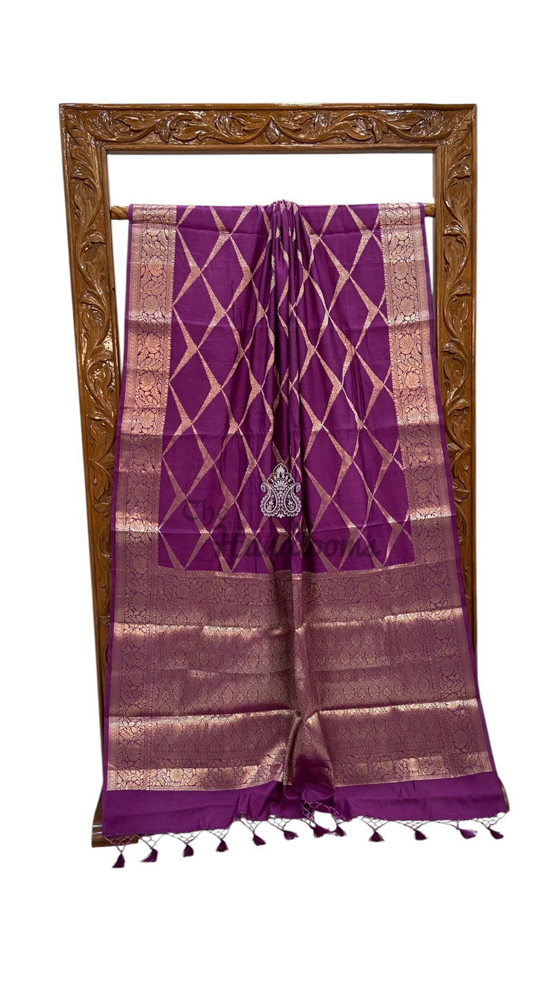 Pure Chiniya Silk Khaddi Handloom Banarasi Saree