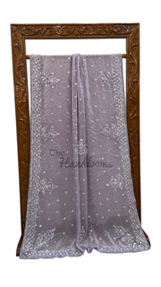 Pure Tissue Silk Handloom Banarasi Saree - Handwork - The Handlooms