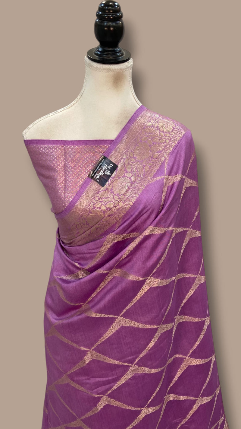 Pure Chiniya Silk Khaddi Handloom Banarasi Saree