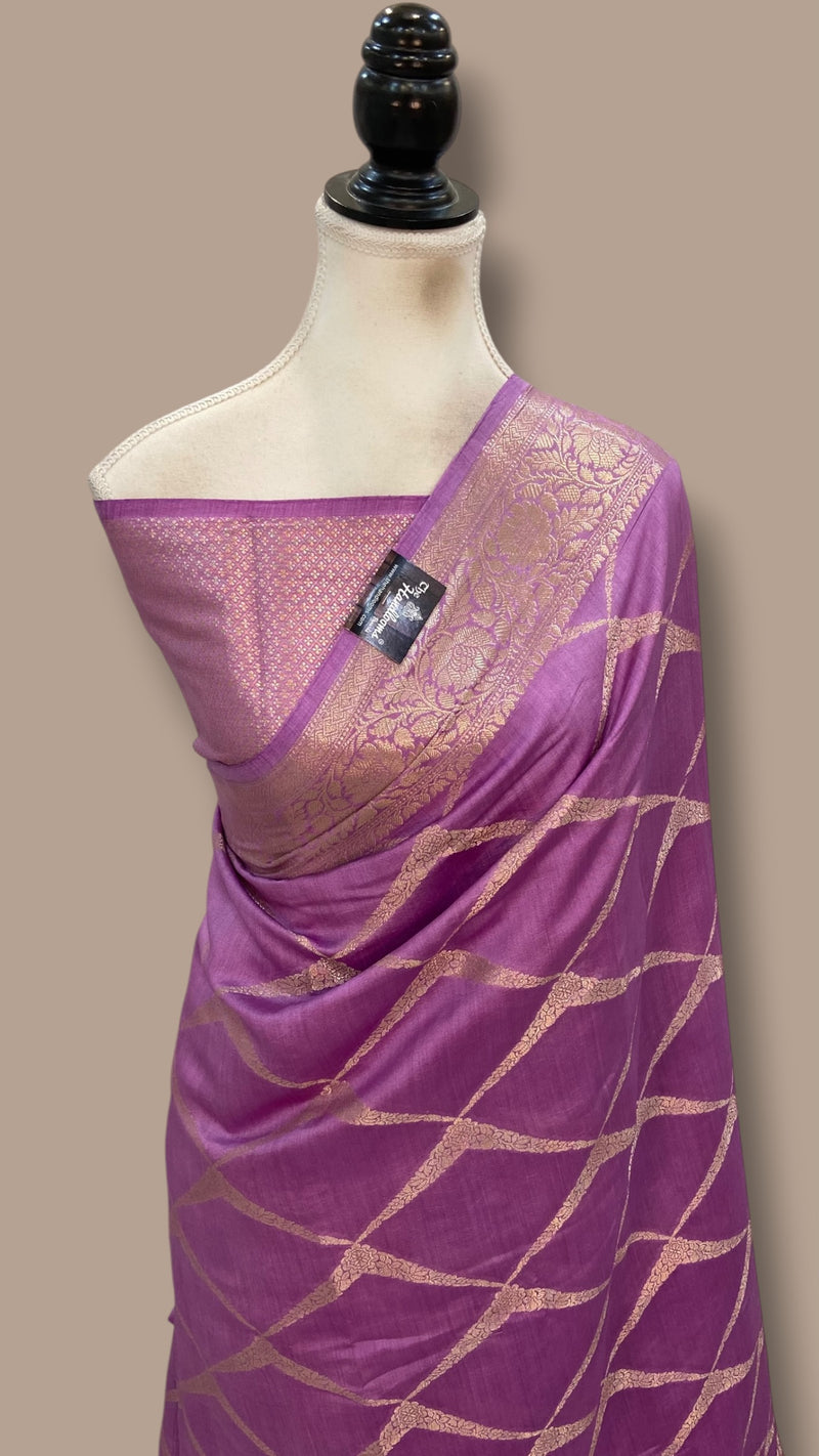 Pure Chiniya Silk Khaddi Handloom Banarasi Saree