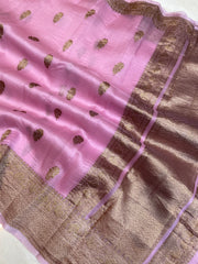 Pure Kora Handloom Banarasi Saree - The Handlooms