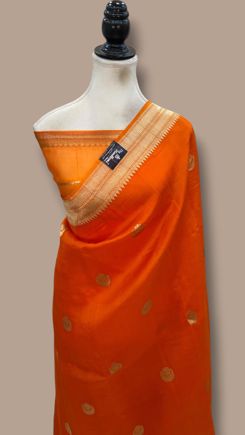 Pure Kora Silk Handloom Banarasi Saree