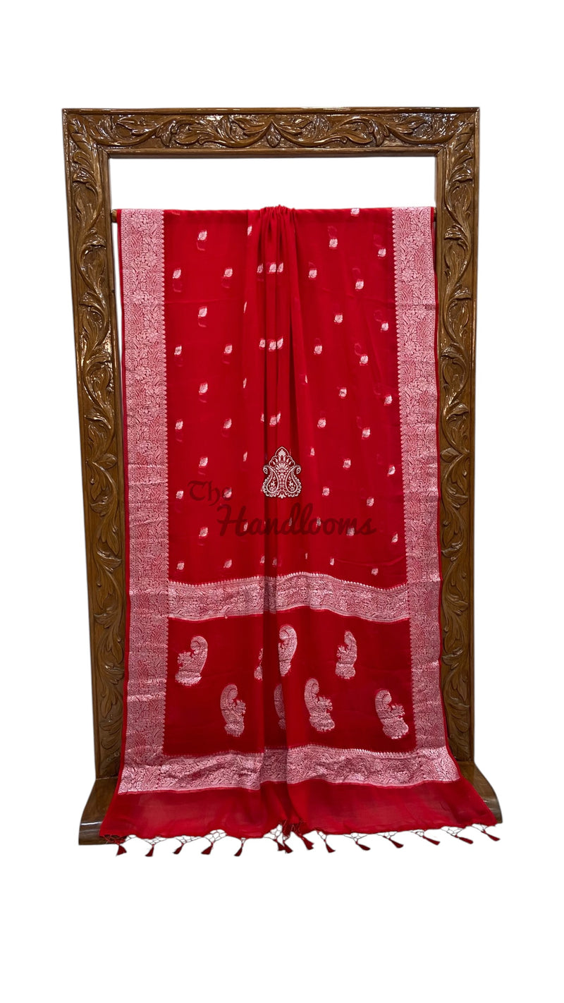 Pure Chiffon Khaddi Banarasi Saree