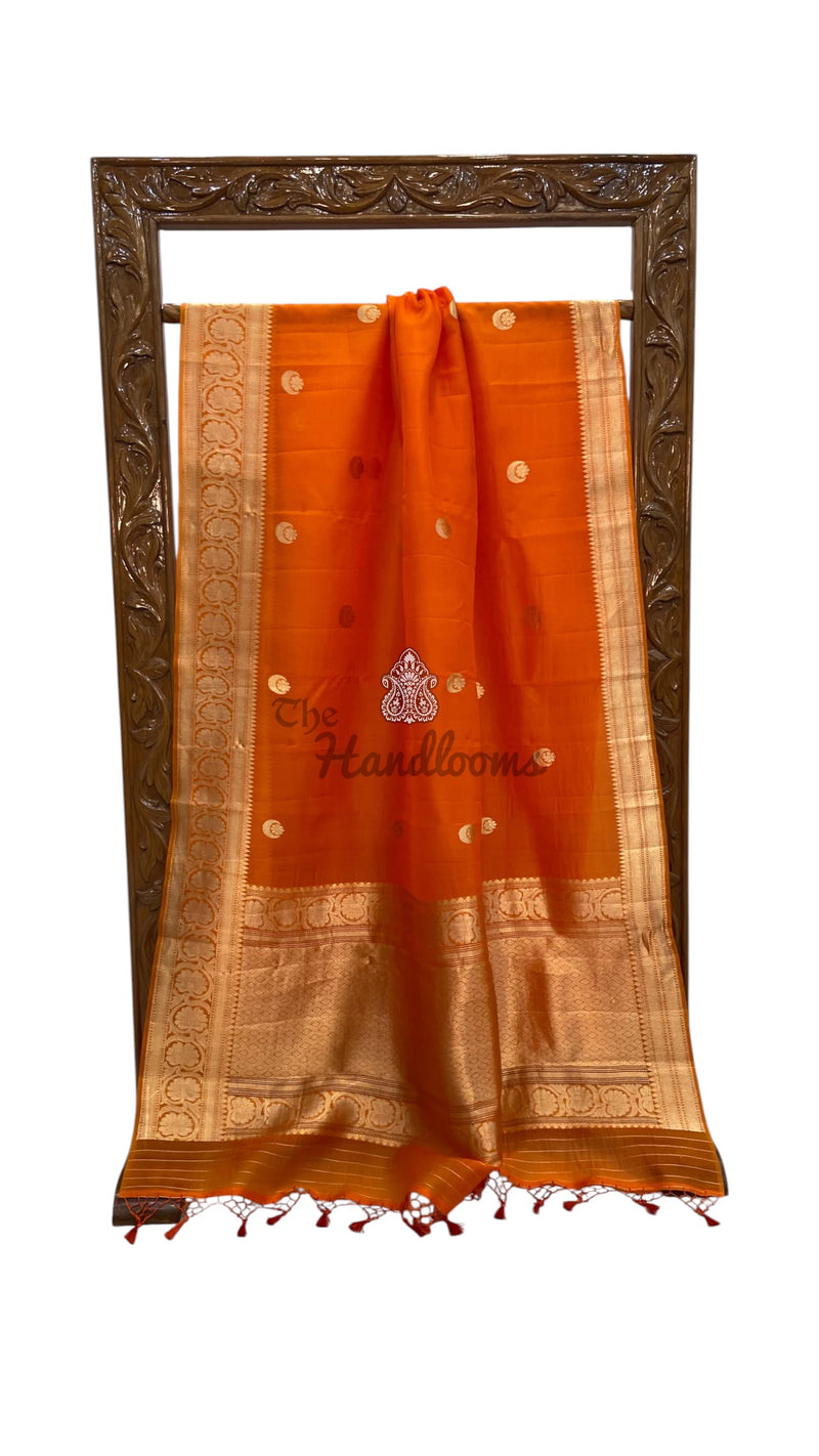 Pure Kora Silk Handloom Banarasi Saree