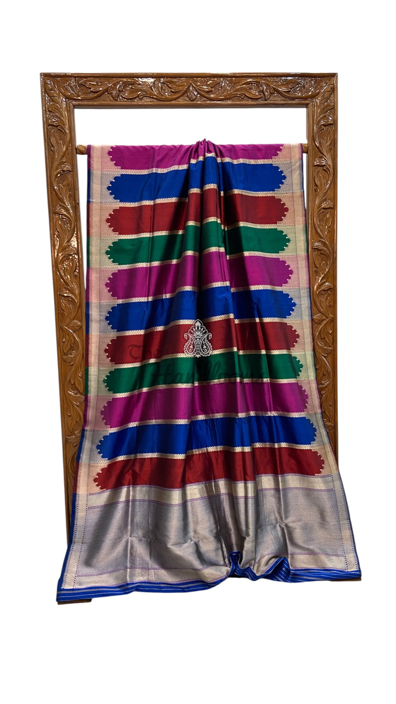 Pure Katan Silk Banarasi Handloom Saree - Rangkat