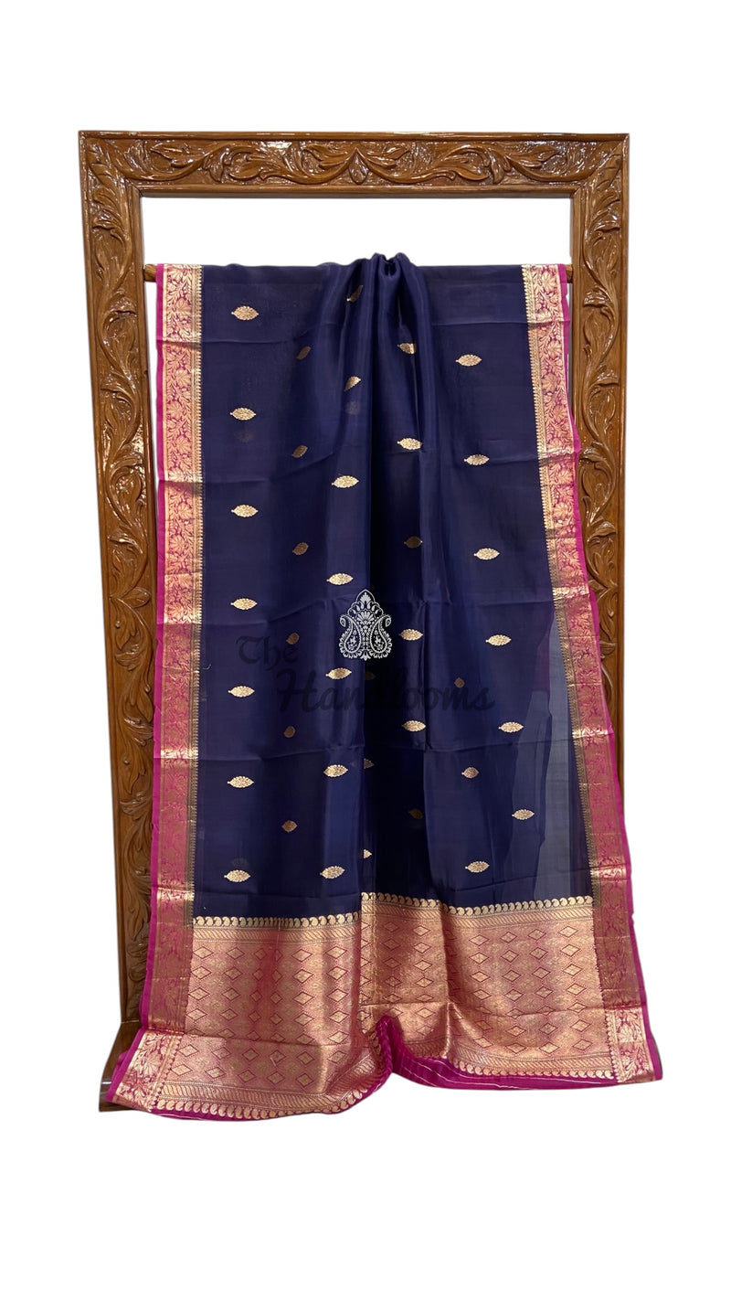 Pure Kora Handloom Banarasi Saree