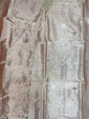 Pure Kora Tissue Handloom Banarasi Dress Material - Handwork - The Handlooms