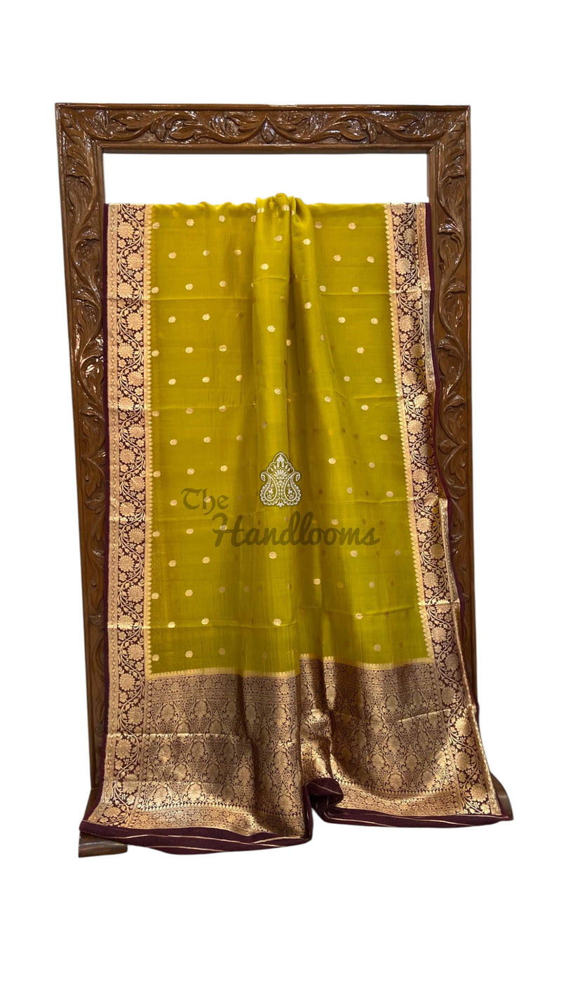 Pure Kora Handloom Banarasi Saree