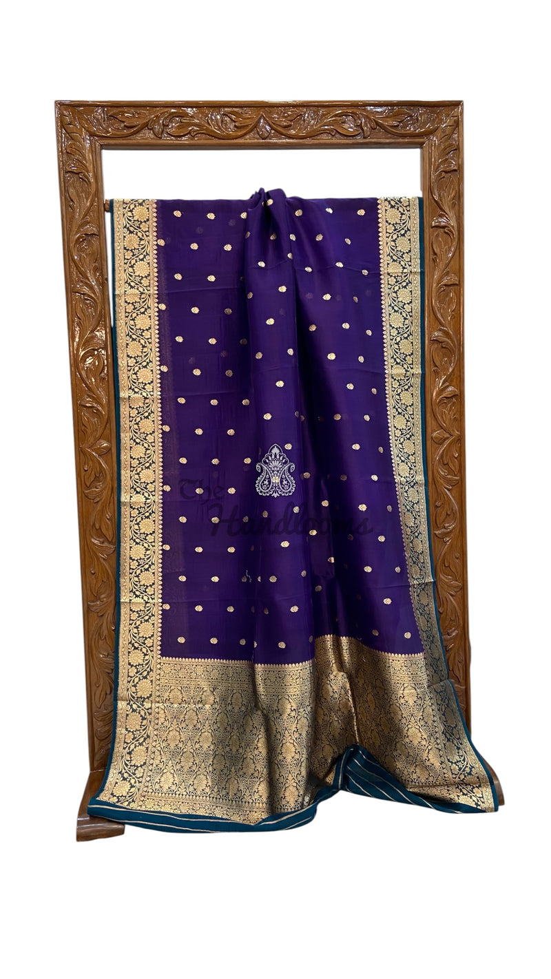 Pure Kora Handloom Banarasi Saree