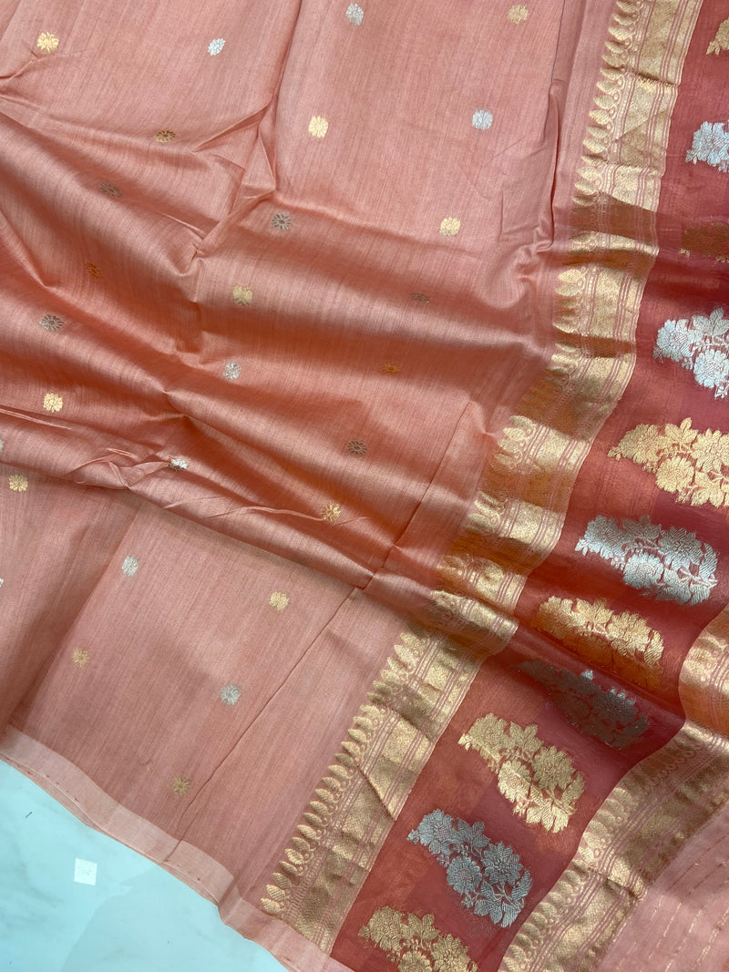 Pure Silk Banarasi Handloom Dupatta - The Handlooms