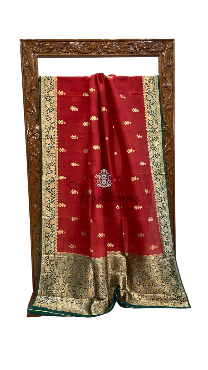 Pure Kora Handloom Banarasi Saree