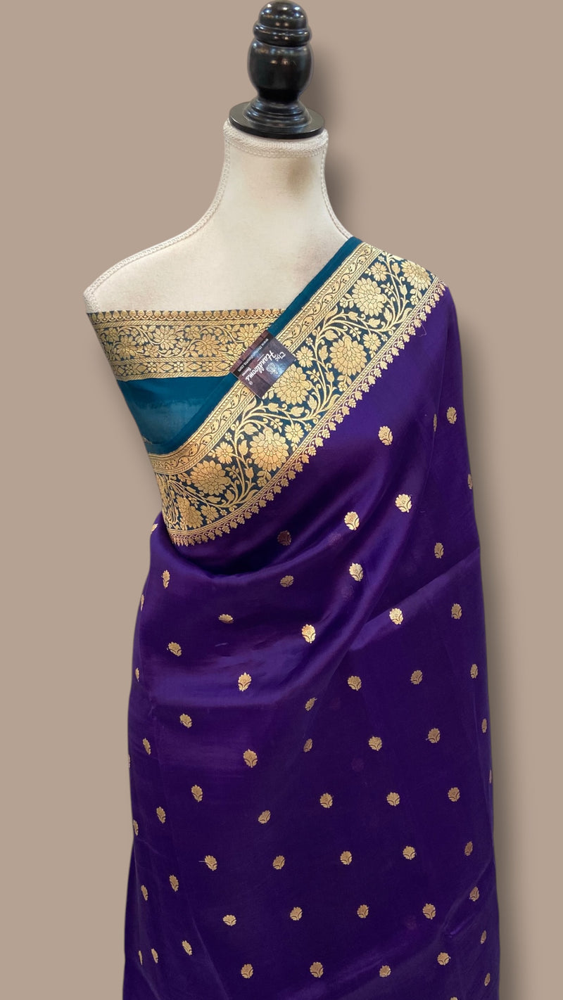 Pure Kora Handloom Banarasi Saree