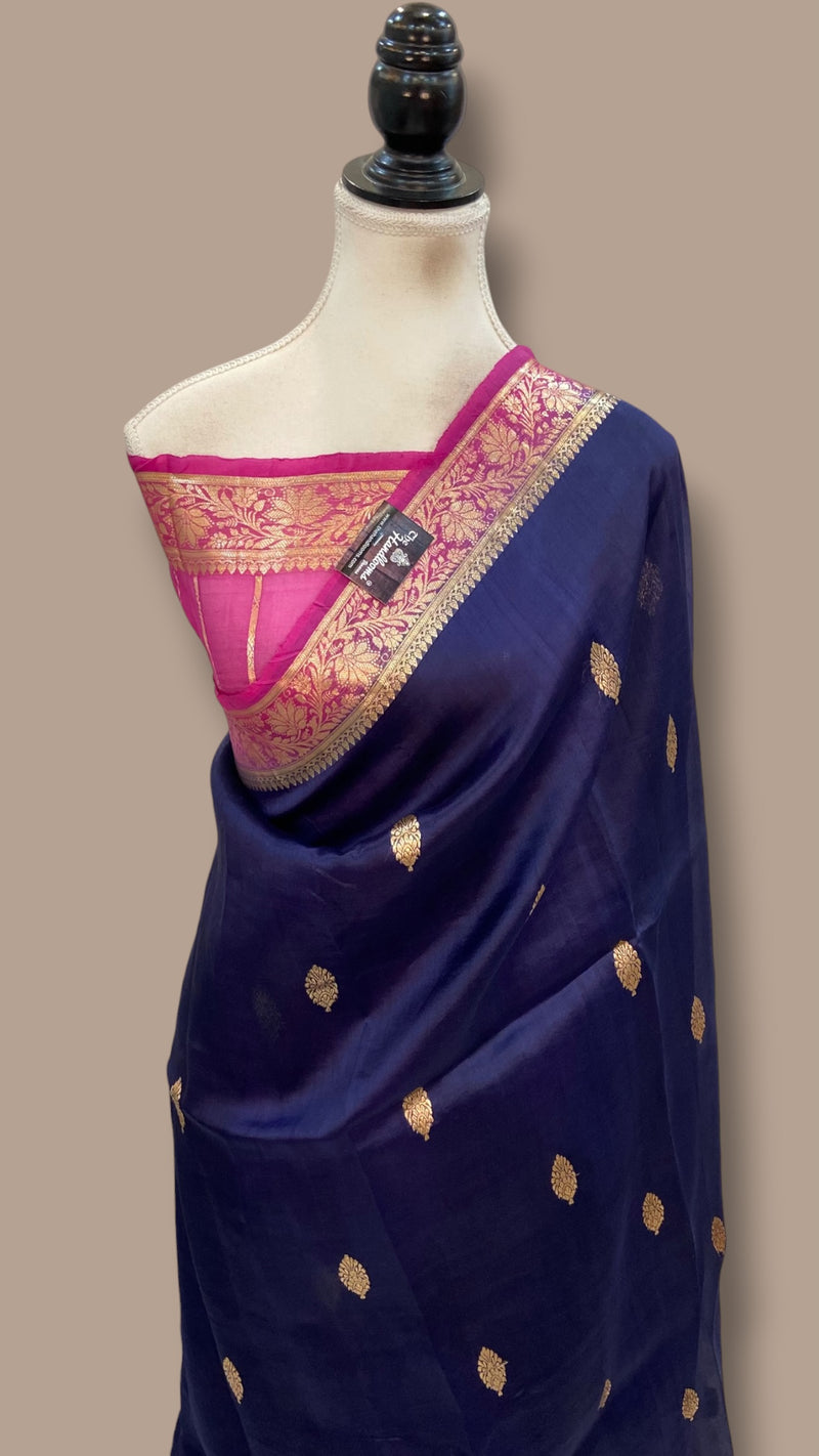 Pure Kora Handloom Banarasi Saree