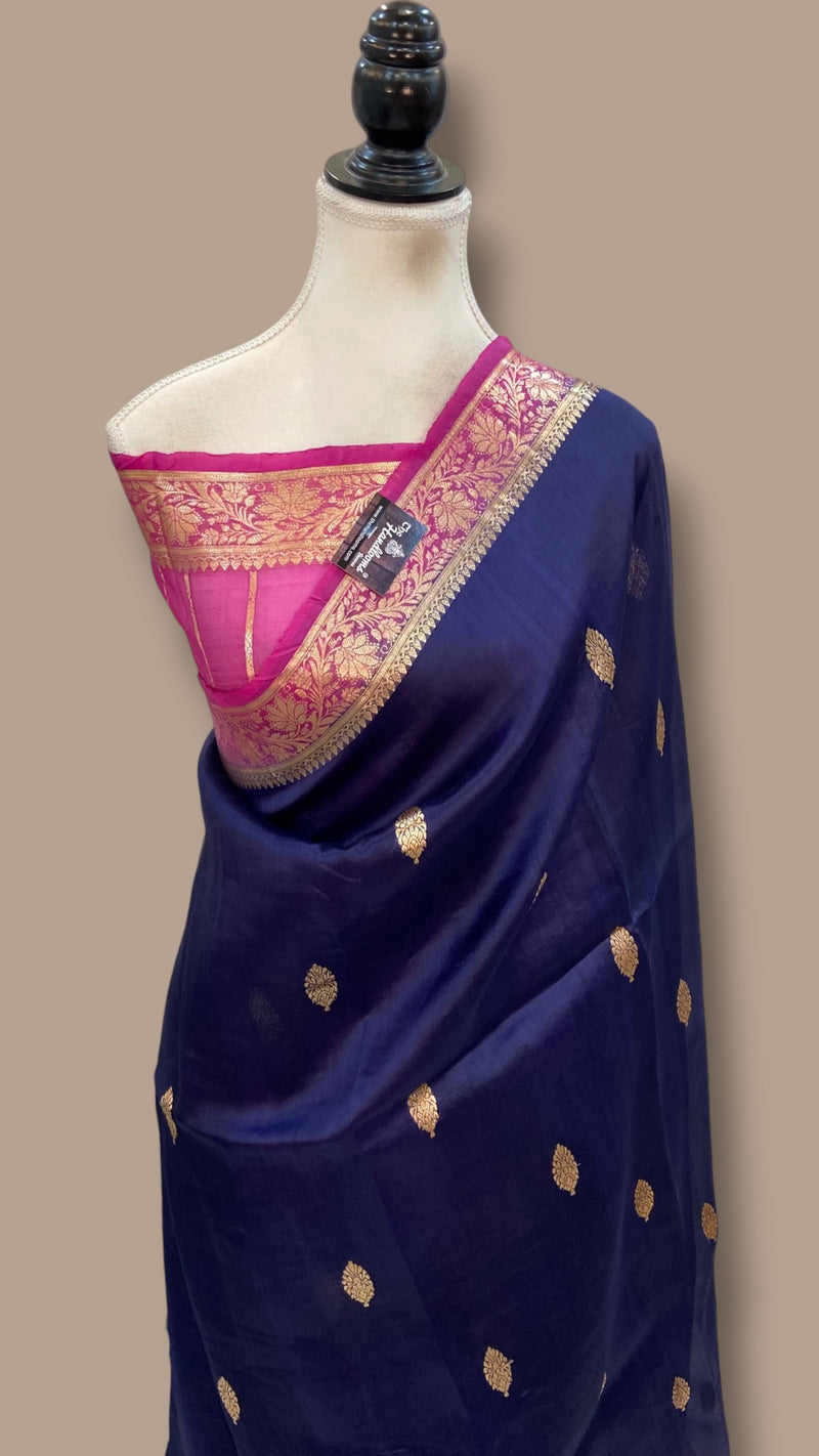 Pure Kora Handloom Banarasi Saree