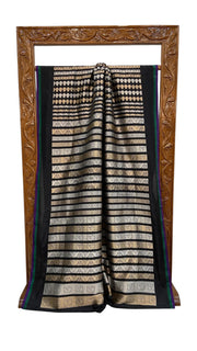 Nita Ambani Pure Katan Silk Banarasi Handloom Saree - All over Jaal work - With Meenakari - The Handlooms