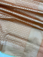 Pure Tissue Reshmi Zari Banarasi Brocade Handloom Dupatta - The Handlooms