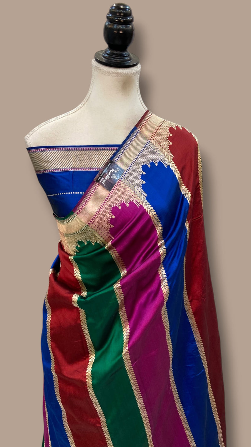 Pure Katan Silk Banarasi Handloom Saree - Rangkat