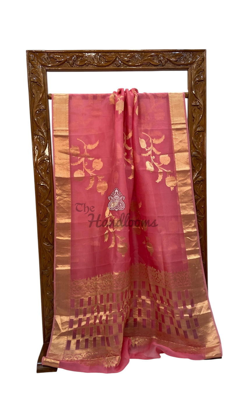 Pure Kora Handloom Banarasi Saree