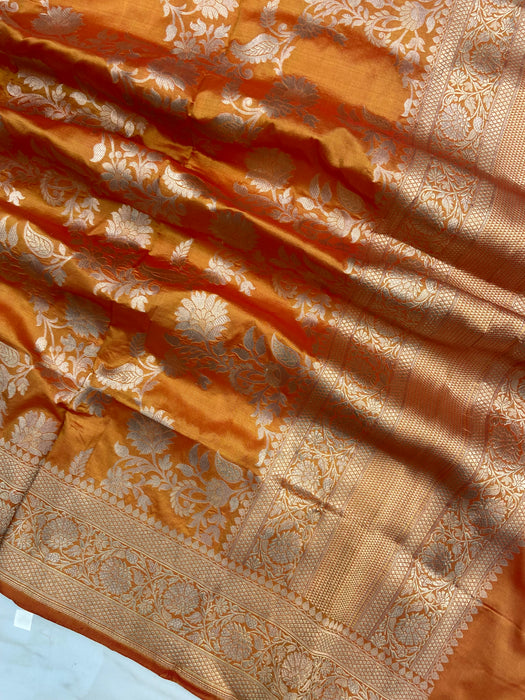 Pure Katan Silk Handloom Dupatta