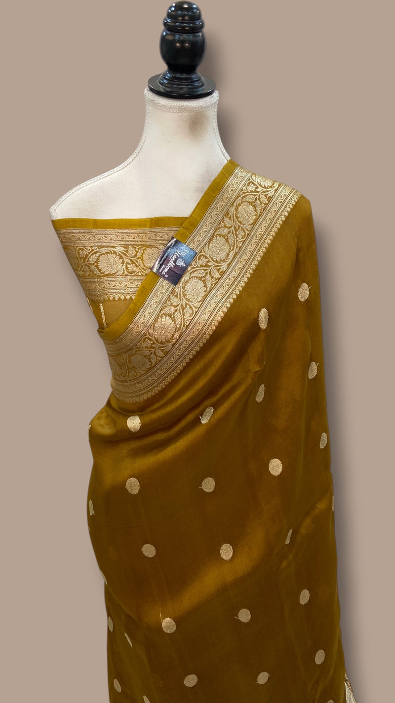 Pure Kora Handloom Banarasi Saree