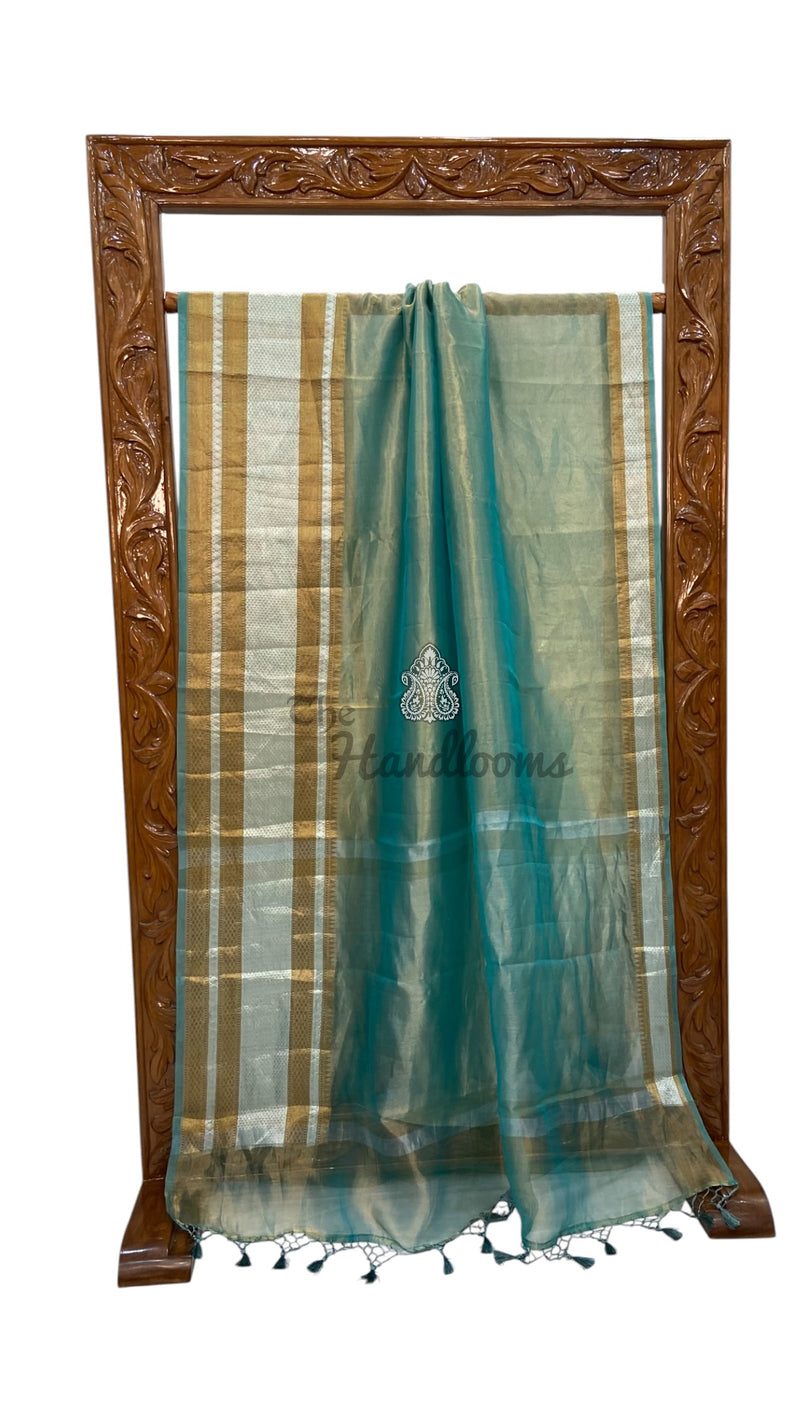 Pure Kora Tissue Handloom Banarasi Saree