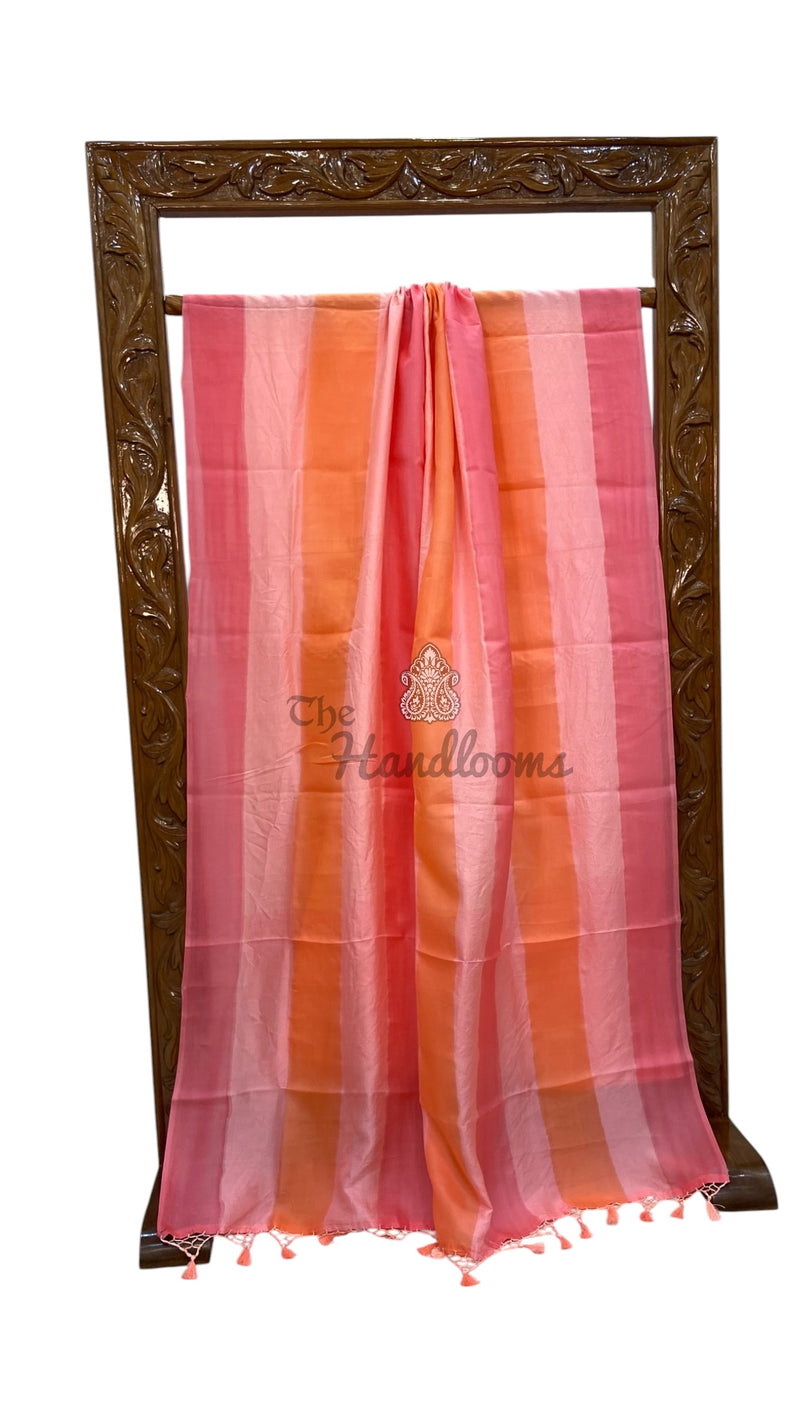 Pure Katan Silk Handloom Banarasi Saree-Plain