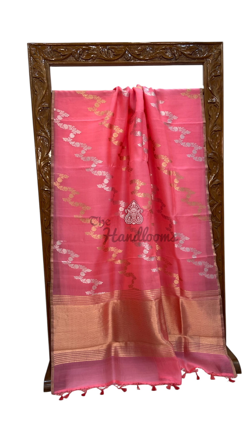 Pure Kora Handloom Banarasi Saree