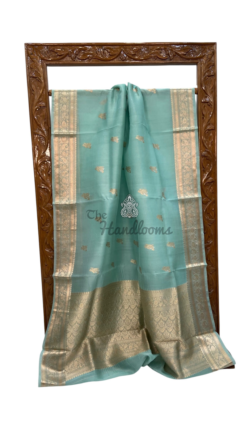 Pure Kora Handloom Banarasi Saree