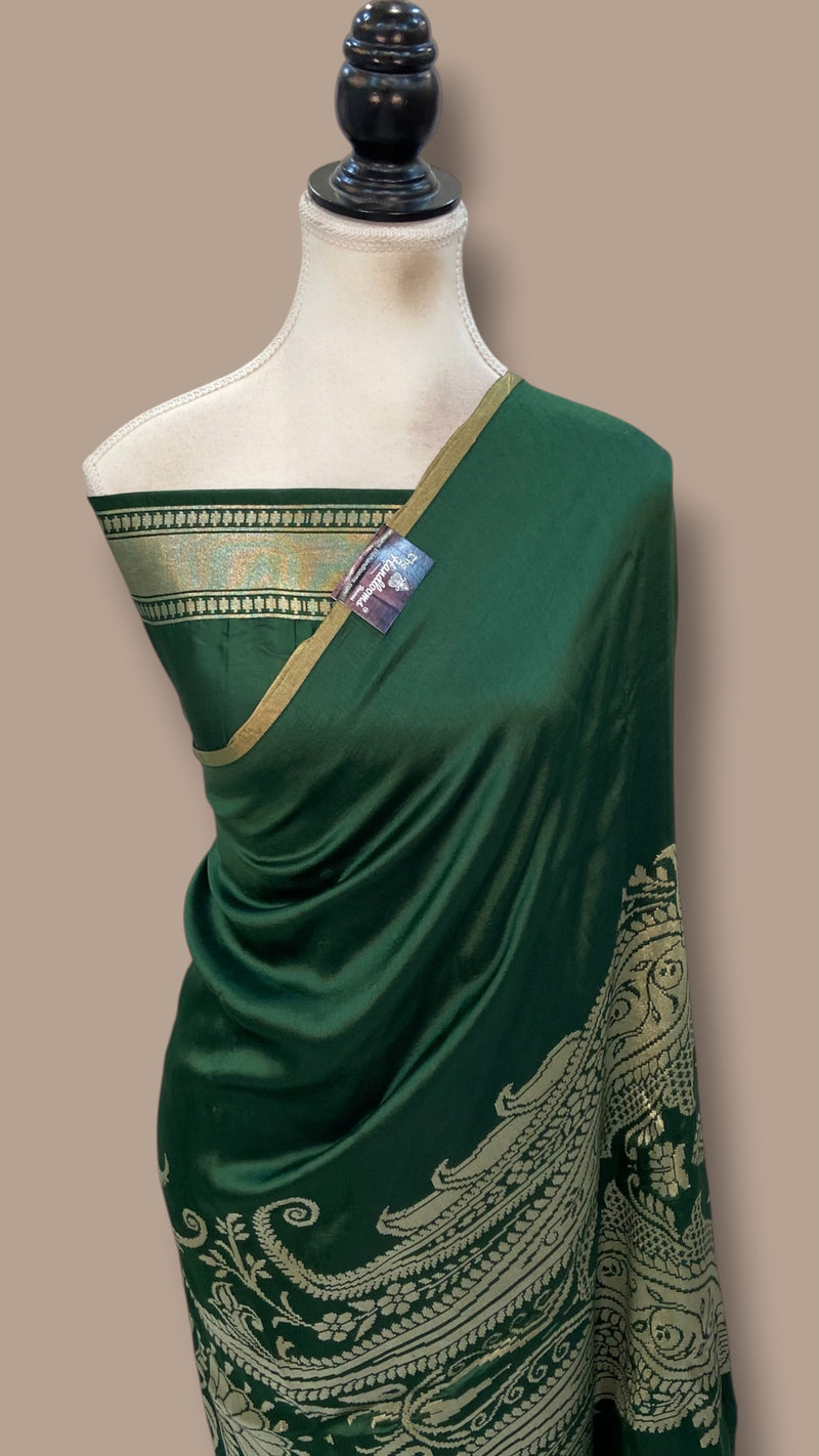 Pure Dupion Silk Handloom Banarasi Saree