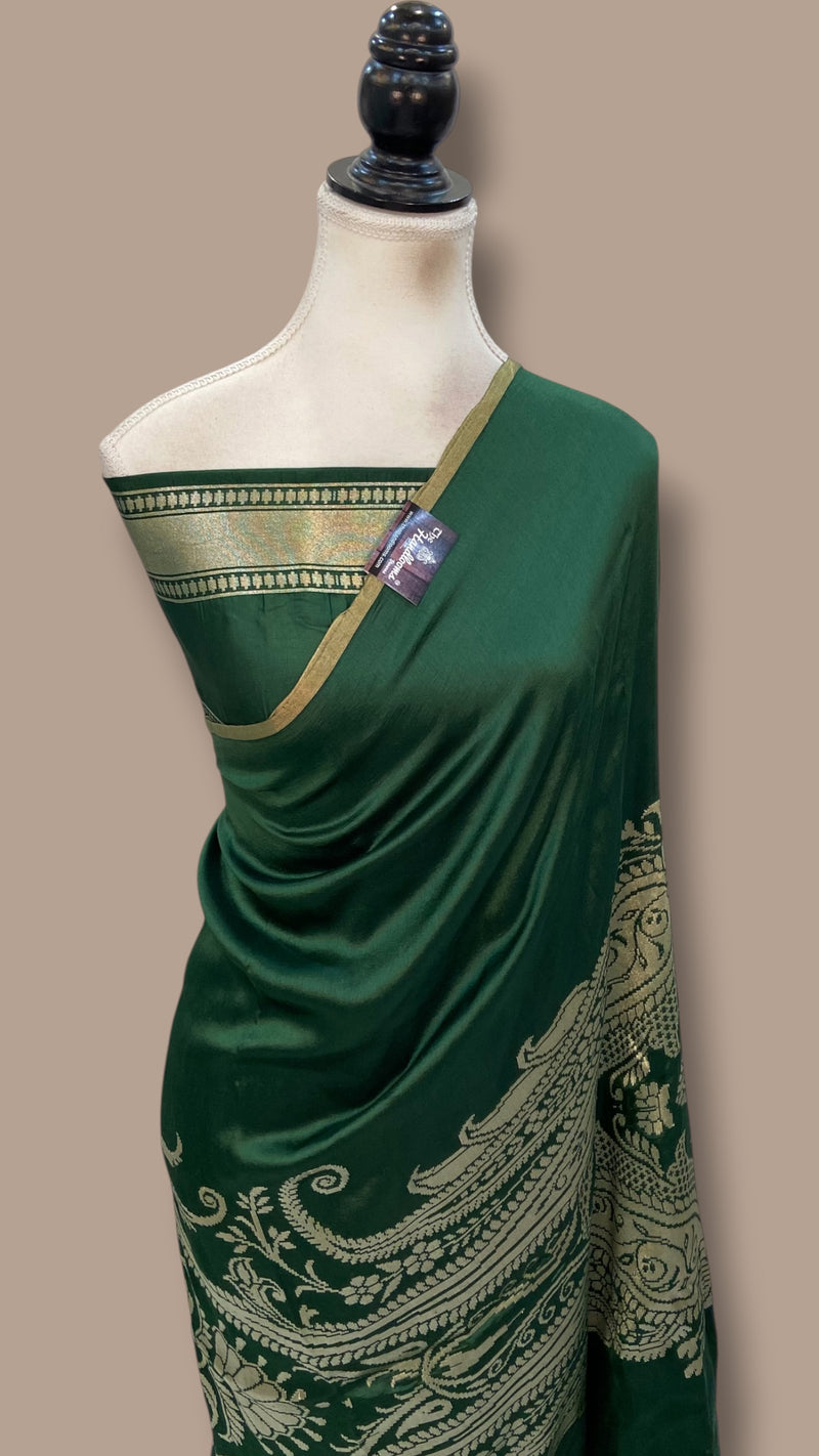 Pure Dupion Silk Handloom Banarasi Saree