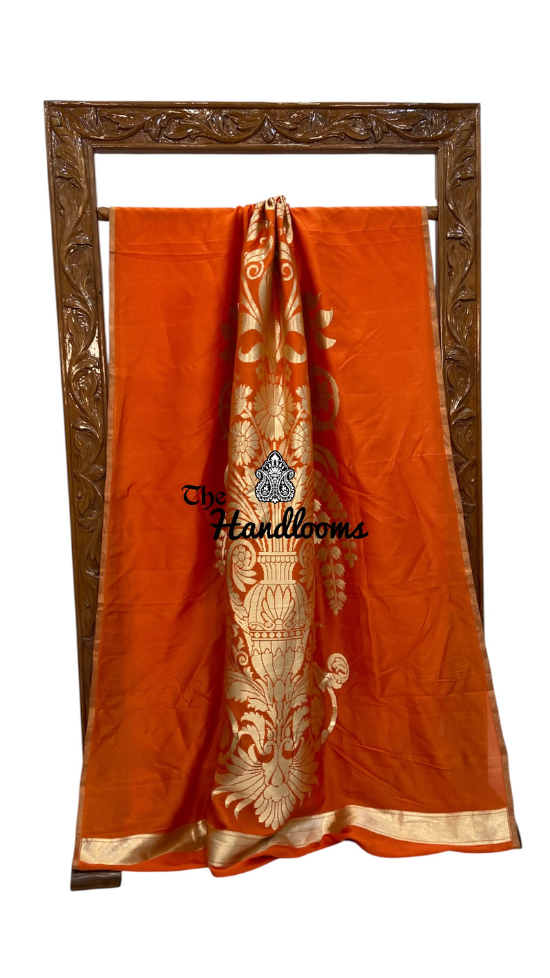 Pure Dupion Silk Handloom Banarasi Saree