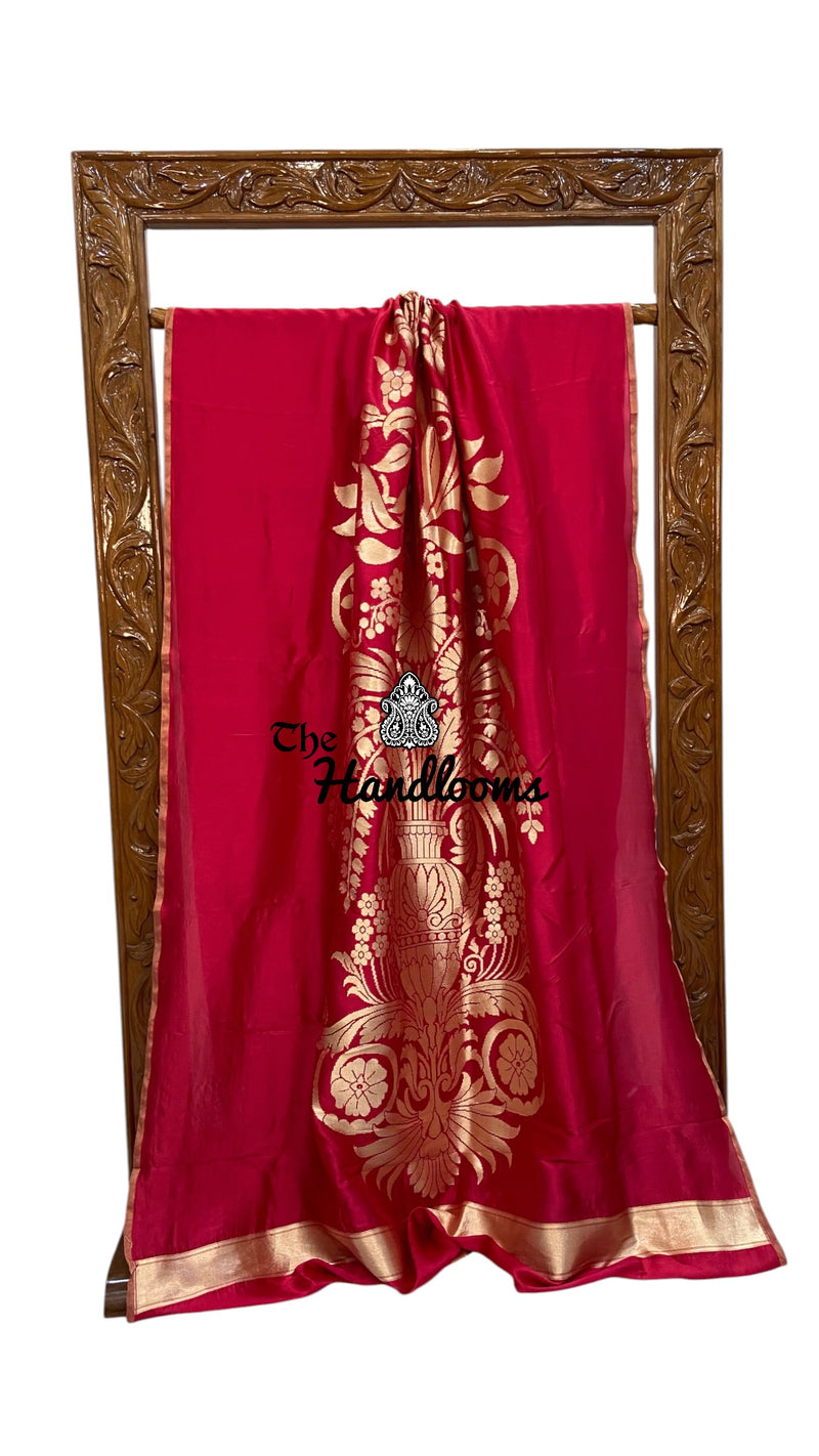 Pure Dupion Silk Handloom Banarasi Saree