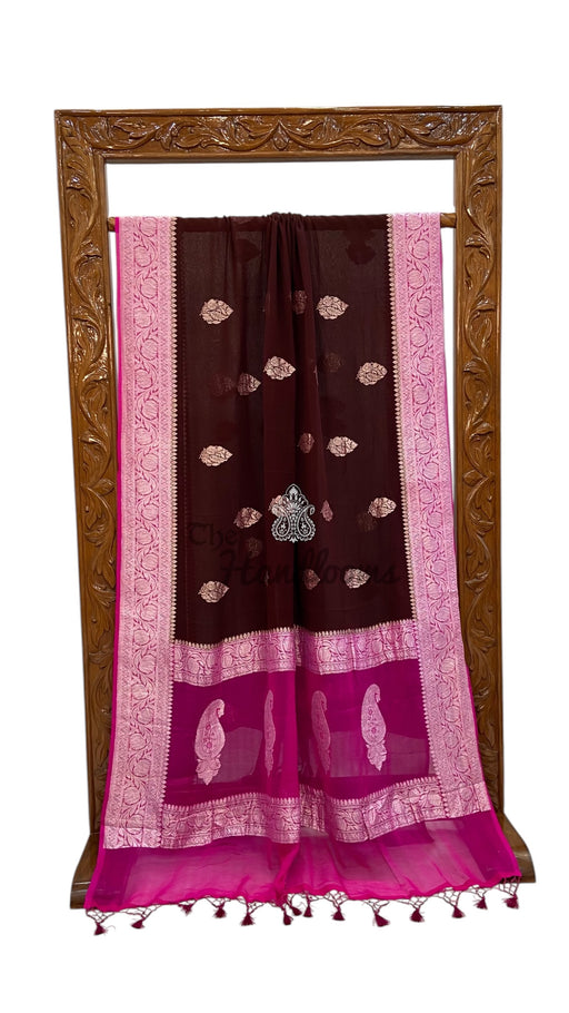 Pure Georgette Banarasi Saree - The Handlooms